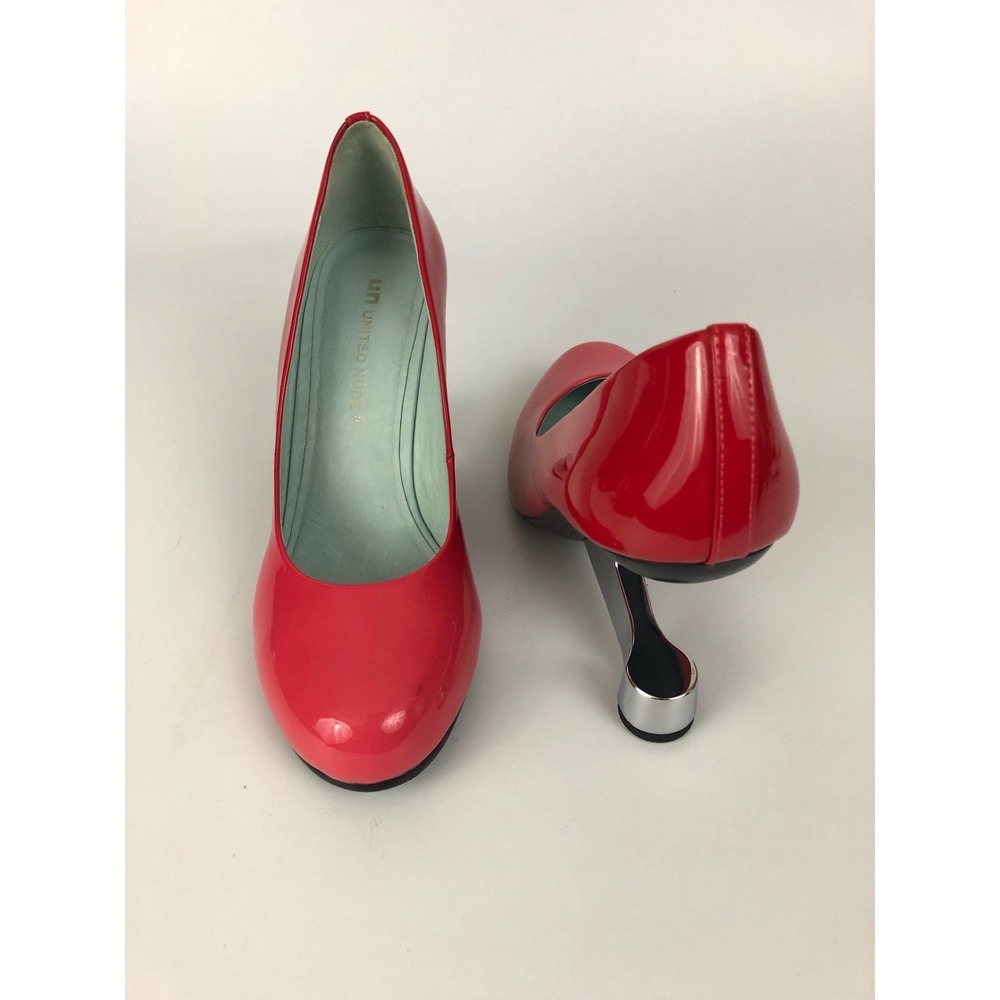 United Nude Eamz Pump Raspberry fade Patent Leather Size 39 Women's Shoes US 8.5
